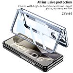 Θήκη Samsung Galaxy Z Fold6 5G GKK Premium προστασία με σκληρό πλαστικό και ενσωματωμένο πενάκι, με λεπτή σχεδίαση και θωράκιση οθόνης μαύρο / κόκκινο - Image 5