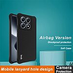 Θήκη Xiaomi 14T 5G IMAK Airbag Matte Series με ενισχυμένες γωνίες από Premium ανθεκτικό TPU μαύρο - Image 2