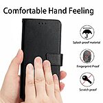 Θήκη Xiaomi 14T Pro 5G Mad Mask Leather Wallet Case V2_4 με βάση στήριξης, υποδοχές καρτών και μαγνητικό κούμπωμα Flip Wallet από αυθεντικό δέρμα μαύρο - Image 5