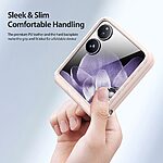 Θήκη Xiaomi Mix Flip 5G DUX DUCIS Fitt Series Προστατευτικό από δερματίνη και TPU με hinge protection και ενισχυμένη προστασία οθόνης ροζ - Image 3