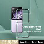 Θήκη Xiaomi Mix Flip 5G IMAK UX-6 Series Airbag Soft TPU πλάτη διάφανη - Image 2