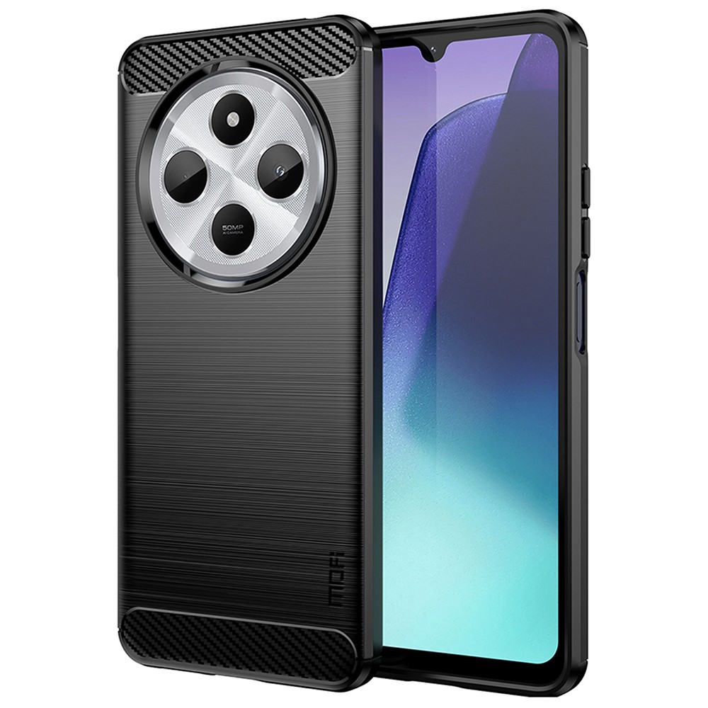 Θήκη Xiaomi Redmi 14C MOFI Brushed V2 TPU Carbon Πλάτη μαύρο Θήκη Xiaomi Redmi 14C MOFI Brushed V2 TPU Carbon Πλάτη μαύρο