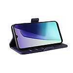 Θήκη Xiaomi Redmi 14C / Poco C75 YIKATU Folio Series 003 με βάση στήριξης, υποδοχή καρτών και μαγνητικό κούμπωμα Flip Wallet από συνθετικό δέρμα και TPU μαύρο - Image 3