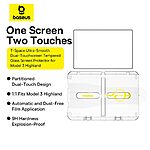 BASEUS T-Space Προστατευτικό Οθόνης Διπλής Αφής από Αλουμινιοπυριτικό Γυαλί για Tesla Model 3 Highland - Image 5