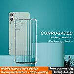Θήκη Nothing CMF Phone 1 5G IMAK Corruget Texture Series Soft TPU πλάτη διάφανη - Image 2