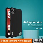 Θήκη Nothing CMF Phone 1 5G IMAK Airbag Matte Series με ενισχυμένες γωνίες από Premium ανθεκτικό TPU μαύρο - Image 2