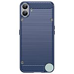 Θήκη Nothing CMF Phone 1 5G Mad Mask Brushed TPU Carbon Πλάτη μπλε - Image 2