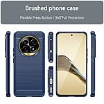 Θήκη Realme 13 Pro 5G / 13 Pro+ 5G Mad Mask Brushed TPU Carbon Πλάτη μπλε - Image 3