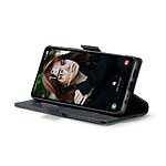 Θήκη Samsung Galaxy A16 4G / A16 5G CASEME 023 Series Πορτοφόλι με βάση στήριξης, υποδοχές καρτών και μαγνητικό κούμπωμα από συνθετικό δέρμα και TPU μαύρο - Image 4