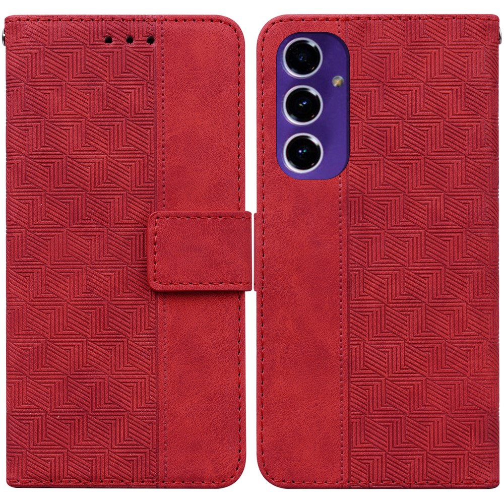 Θήκη Samsung Galaxy A16 4G / A16 5G Mad Mask Leather Wallet Case Geometry Style με βάση στήριξης Θήκη Samsung Galaxy A16 4G / A16 5G Mad Mask Leather Wallet Case Geometry Style με βάση στήριξης