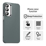 Θήκη Samsung Galaxy A16 4G / A16 5G Mad Mask Σχέδιο carbon fiber texture με ενισχυμένες γωνίες από Premium ανθεκτικό TPU γκρι - Image 2