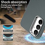 Θήκη Samsung Galaxy A16 4G / A16 5G Mad Mask Σχέδιο carbon fiber texture με ενισχυμένες γωνίες από Premium ανθεκτικό TPU γκρι - Image 3