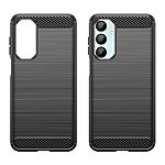 Θήκη Samsung Galaxy A16 4G / A16 5G Mad Mask Brushed TPU Carbon Πλάτη μαύρο - Image 2