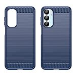 Θήκη Samsung Galaxy A16 4G / A16 5G Mad Mask Brushed TPU Carbon Πλάτη μπλε - Image 2