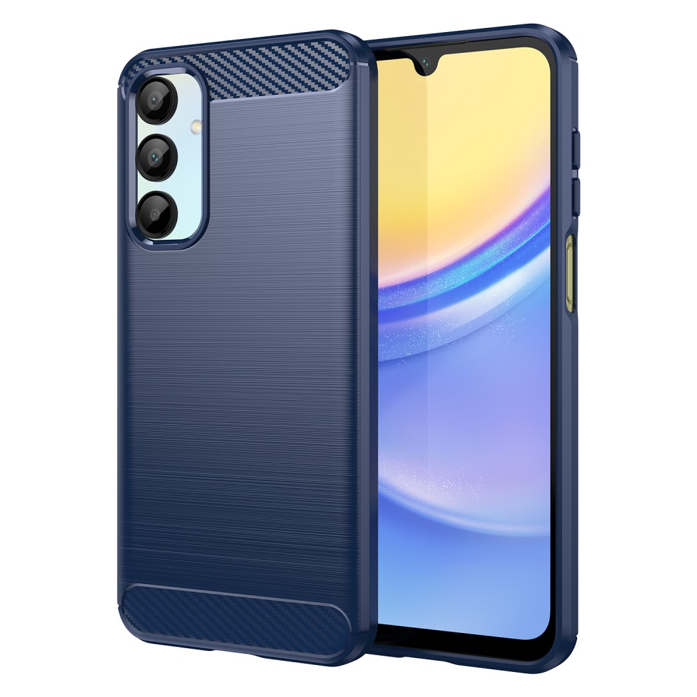 Θήκη Samsung Galaxy A16 4G / A16 5G Mad Mask Brushed TPU Carbon Πλάτη μπλε Θήκη Samsung Galaxy A16 4G / A16 5G Mad Mask Brushed TPU Carbon Πλάτη μπλε