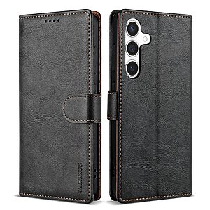 Θήκη Samsung Galaxy A16 4G / A16 5G N.BEKUS Litchi Retro Texture Leather με βάση στήριξης