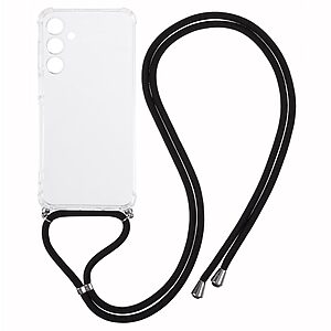 Θήκη Samsung Galaxy A16 4G / A16 5G OEM Silicone Sockproof Transparent πλάτη με κορδόνι από αντικραδασμικό TPU