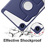 Θήκη Tablet Samsung Galaxy Tab A9 / Α11 8.7" Mad Mask Rotary Stand Series, με 2 θέσεις στήριξης, Ανθεκτική σε πτώσεις, TPU και ενισχυμένη πλάτη μπλε σκούρο - Image 5