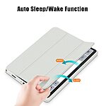 Θήκη Tablet Samsung Galaxy Tab A9+ 11" Mad Mask Tri-Fold Ανθεκτική σε πτώσεις, TPU και διάφανη ενισχυμένη πλάτη γκρι - Image 5