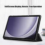 Θήκη Tablet Samsung Galaxy Tab A9+ 11" Mad Mask Tri-Fold Ανθεκτική σε πτώσεις, TPU και διάφανη ενισχυμένη πλάτη μαύρο - Image 3