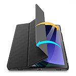 Θήκη Tablet Samsung Galaxy Tab S9 FE / S10 FE / S10 Lite 10.9" DUX DUCIS Toby Series Tri-Fold με ειδική θέση για πενάκι και διάφανη ενισχυμένη πλάτη μαύρο - Image 5
