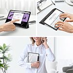 Θήκη Tablet Samsung Galaxy Tab S9 FE+ 12.4" DUX DUCIS Toby Series Tri-Fold με ειδική θέση για πενάκι και διάφανη ενισχυμένη πλάτη μαύρο - Image 5