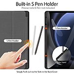 Θήκη Tablet Samsung Galaxy Tab S9 FE+ 12.4" DUX DUCIS Domo Series Tri-Fold με ειδική θέση για πενάκι και ενισχυμένη εσωτερική πλάτη μαύρο - Image 2