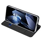 Θήκη OnePlus 13 5G DUX DUCIS Skin Pro Series με βάση στήριξης, υποδοχή καρτών και μαγνητικό κούμπωμα Flip Wallet από συνθετικό δέρμα και TPU μαύρο - Image 5