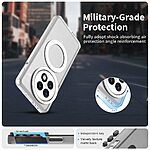 Θήκη OnePlus 13 5G Mad Mask Magnetic Candy Series Matte Hybrid συμβατό με MagSafe φορτιστή Transparent Πλάτη TPU λευκό - Image 3