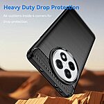 Θήκη OnePlus 13R 5G Mad Mask Brushed TPU Carbon Πλάτη μαύρο - Image 3