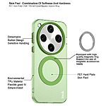 Θήκη Oppo Find X8 Pro 5G IMAK Magsafe Series, συμβατό με ασύρματη φόρτιση, Frame TPU πλάτη μαύρο - Image 5