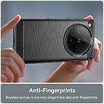 Θήκη Oppo Find X8 Pro 5G Mad Mask Brushed TPU Carbon Πλάτη μαύρο - Image 4