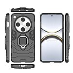 Θήκη Oppo Find X8 Pro 5G Mad Mask Πλάτη Thin Armor με Μαγνητικό δαχτυλίδι και Βάση στήριξης TPU μαύρο - Image 4