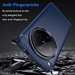 Θήκη Oppo Find X8 Pro 5G Mad Mask Brushed TPU Carbon Πλάτη μπλε - Image 2