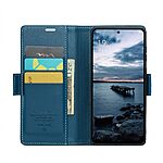 Θήκη Oppo Reno12 Pro 5G CASEME 023 Series Πορτοφόλι με βάση στήριξης, υποδοχές καρτών και μαγνητικό κούμπωμα από συνθετικό δέρμα και TPU πετρόλ - Image 3