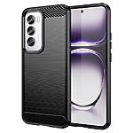 Θήκη Oppo Reno12 Pro 5G Mad Mask Brushed TPU Carbon Πλάτη μαύρο