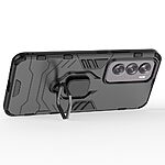 Θήκη Oppo Reno12 Pro 5G Mad Mask Πλάτη Thin Armor με Μαγνητικό δαχτυλίδι και Βάση στήριξης TPU μαύρο - Image 2