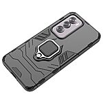 Θήκη Oppo Reno12 Pro 5G Mad Mask Πλάτη Thin Armor με Μαγνητικό δαχτυλίδι και Βάση στήριξης TPU μαύρο - Image 3