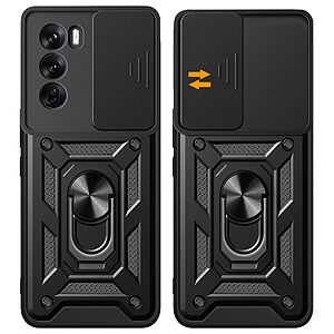 Kickstand και Βάση στήριξης από σκλήρό Premium TPU μαύρο