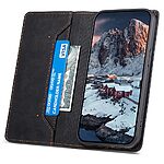 Θήκη Realme 12x 5G / 12 5G DIERFENG DF 05 Foldable Series με βάση στήριξης, υποδοχή καρτών και μαγνητικό κούμπωμα Flip Wallet από συνθετικό δέρμα και εσωτερικό TPU μαύρο - Image 3