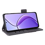 Θήκη Realme 12x 5G / 12 5G Mad Mask Leather Wallet handbag litchi με βάση στήριξης, υποδοχές καρτών και μαγνητικό κούμπωμα γκρι - Image 3