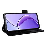 Θήκη Realme 12x 5G / 12 5G Mad Mask Leather Wallet handbag litchi με βάση στήριξης, υποδοχές καρτών και μαγνητικό κούμπωμα μαύρο - Image 3