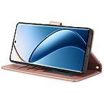 Θήκη Realme 12x 5G / 12 5G Mad Mask PU Leather Series V3 με βάση στήριξης, υποδοχές καρτών και μαγνητικό κούμπωμα ροζ - Image 4