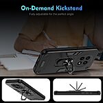 Θήκη Realme 12x 5G / 12 5G Mad Mask Camshield Armor Guard v5 Πλάτη Kickstand και Βάση στήριξης από σκλήρό Premium TPU μαύρο - Image 2