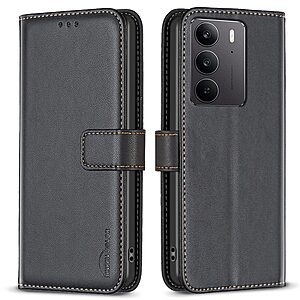 Θήκη Realme C75 BINFEN COLOR Leather Wallet series 12 με βάση στήριξης