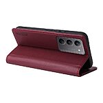 Θήκη Realme C75 YIKATU Folio Series με βάση στήριξης, υποδοχή καρτών και μαγνητικό κούμπωμα Flip Wallet από συνθετικό δέρμα και TPU μπορντό - Image 5