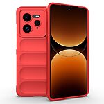 Θήκη Realme GT 7 Pro 5G Mad Mask Rugged Armor από σκληρό Premium TPU κόκκινο