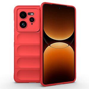 Θήκη Realme GT 7 Pro 5G Mad Mask Rugged Armor από σκληρό Premium TPU κόκκινο