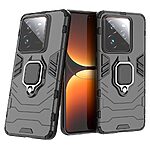 Θήκη Realme GT 7 Pro 5G Mad Mask Πλάτη Thin Armor με Μαγνητικό δαχτυλίδι και Βάση στήριξης TPU μαύρο - Image 4