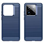 Θήκη Realme GT 7 Pro 5G Mad Mask Brushed TPU Carbon Πλάτη μπλε σκούρο - Image 2